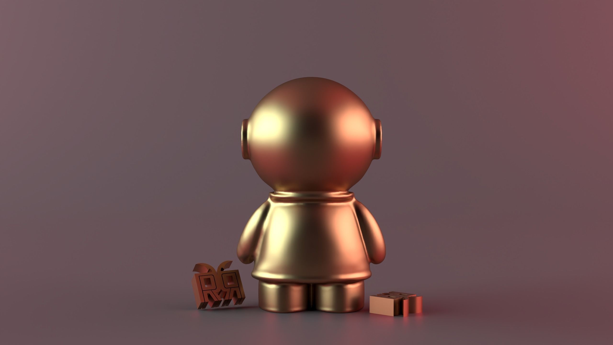 Small Astronaut Candle 3D print model_10