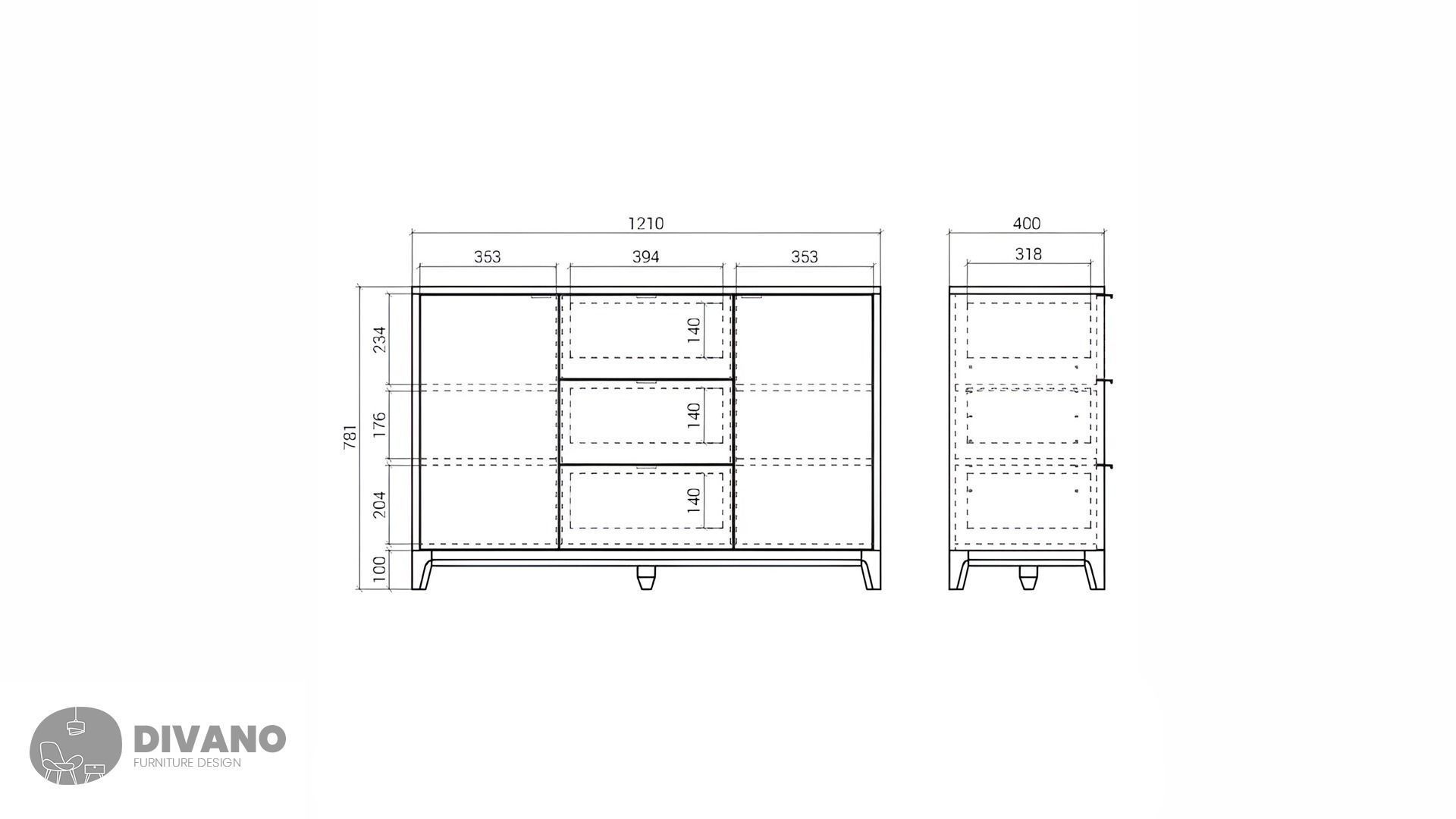 OM Chest Of Drawers CASE 039 3D model_2