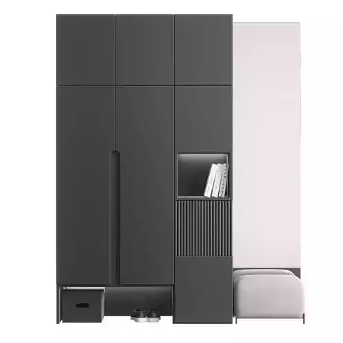 cupboard wardrobe furniture composition 27