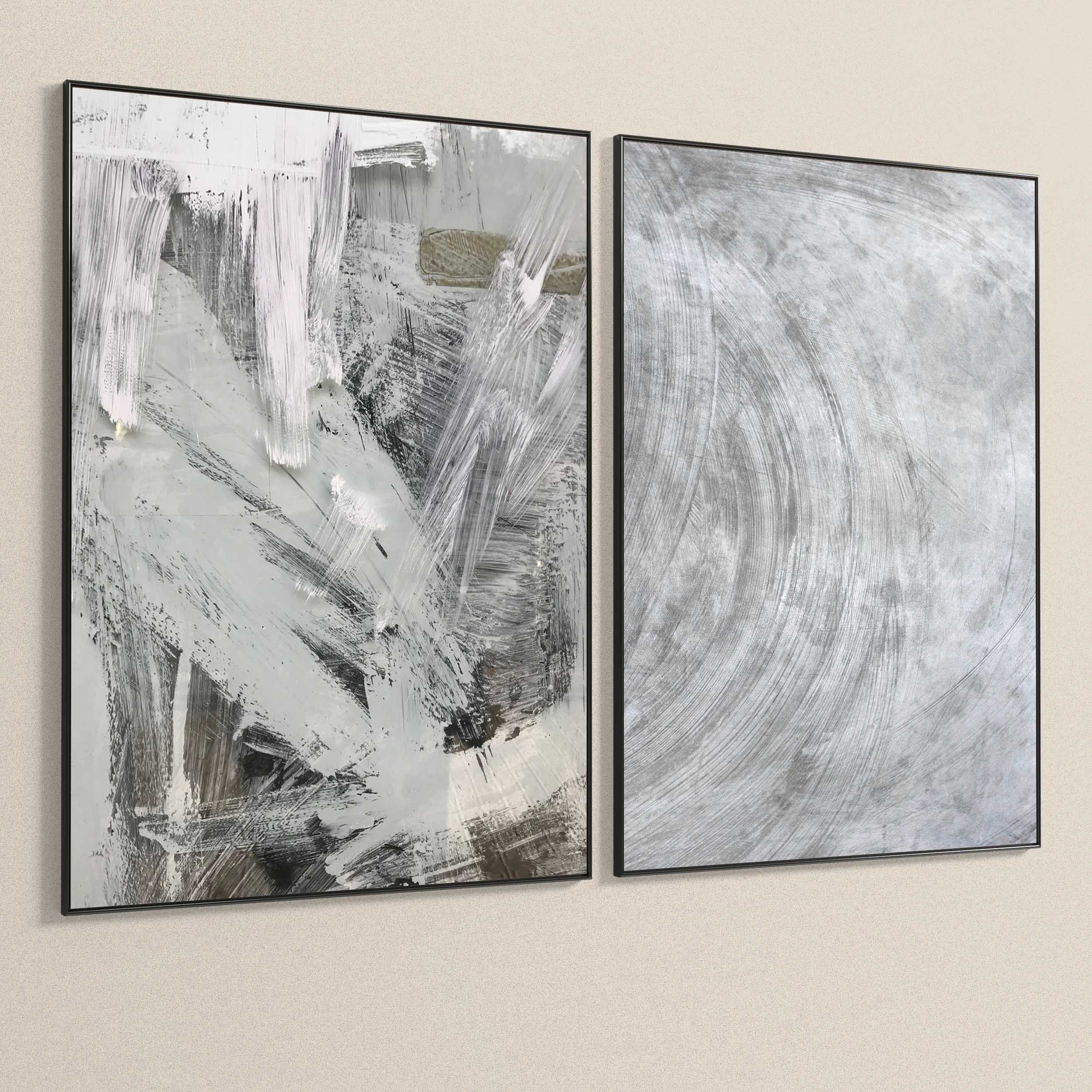 Plaster Two Photo Frame 226 Low-poly 3D model_4