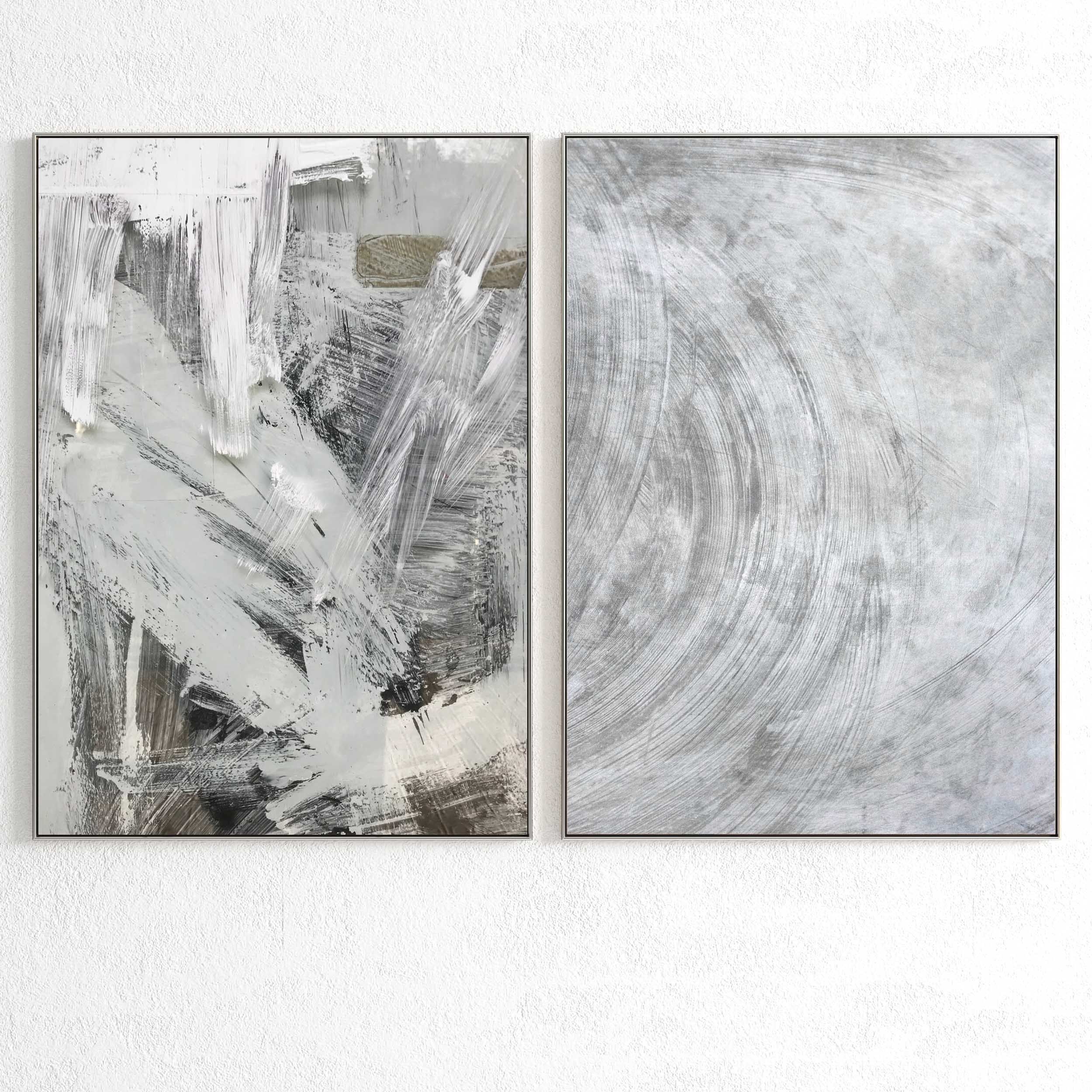 Plaster Two Photo Frame 226 Low-poly 3D model_2