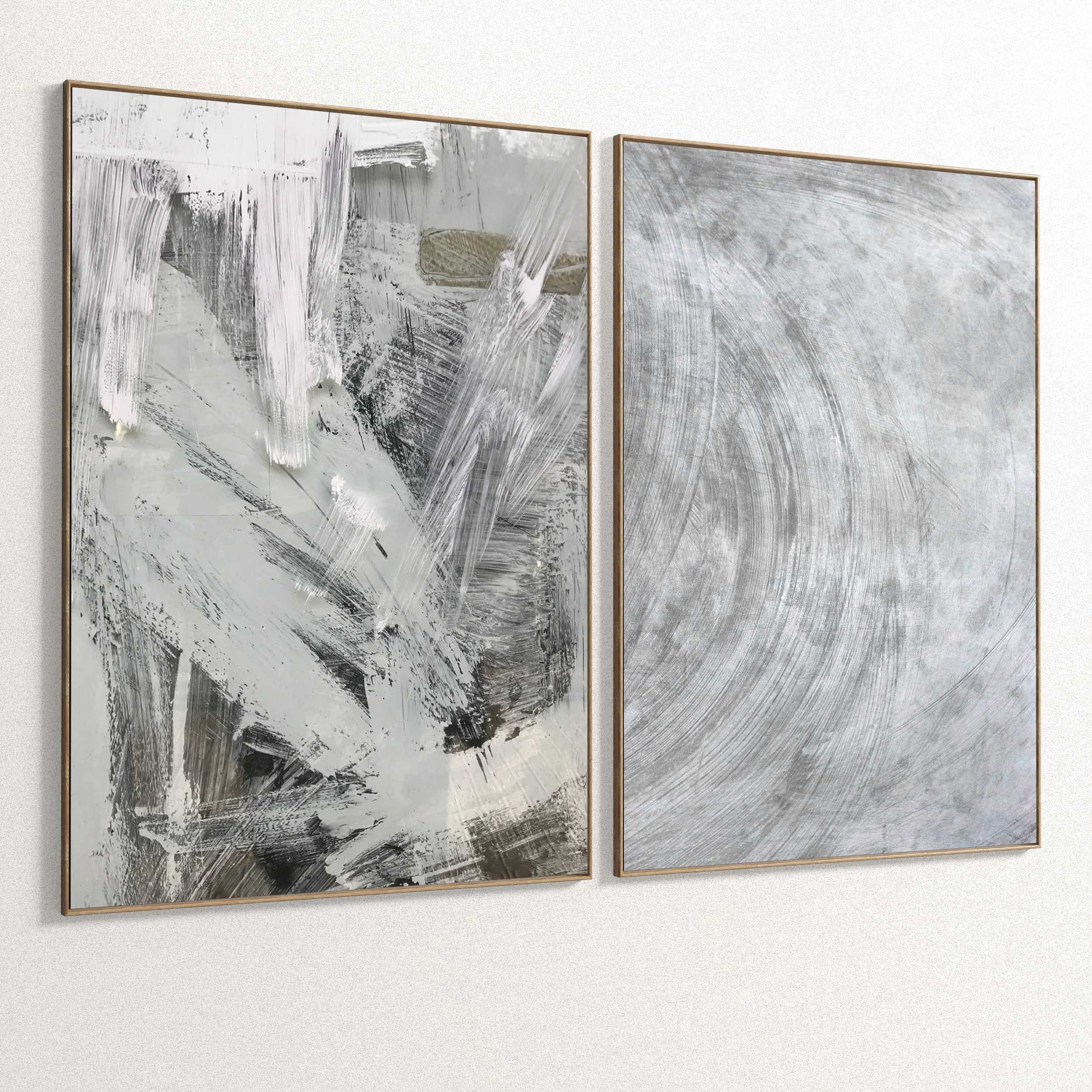 Plaster Two Photo Frame 226 Low-poly 3D model_3