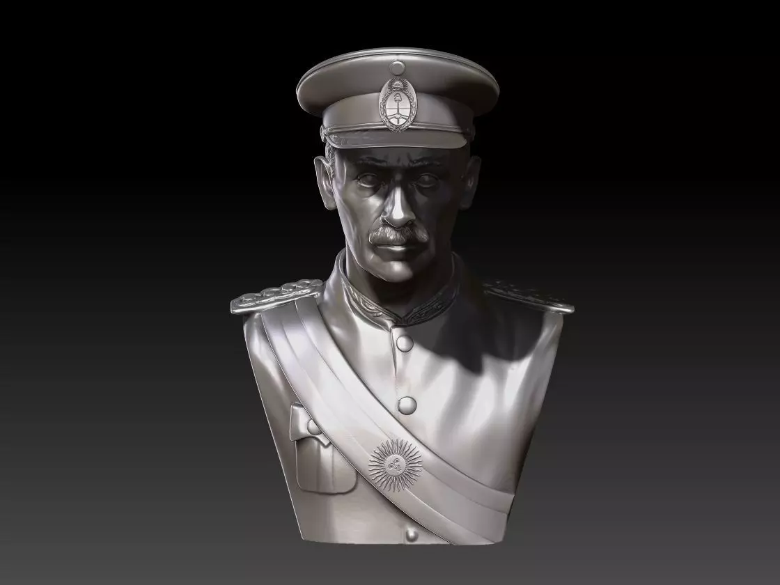 BUSTO DE VIDELA 3D print model_0