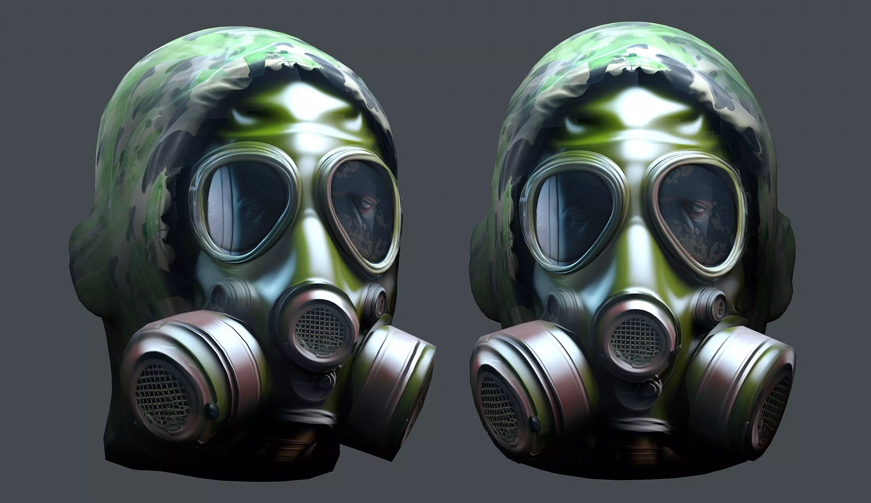 Helmet 3d model military combat Military Low-poly Low-poly 3D model_0