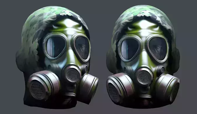 Helmet 3d model military combat Military Low-poly