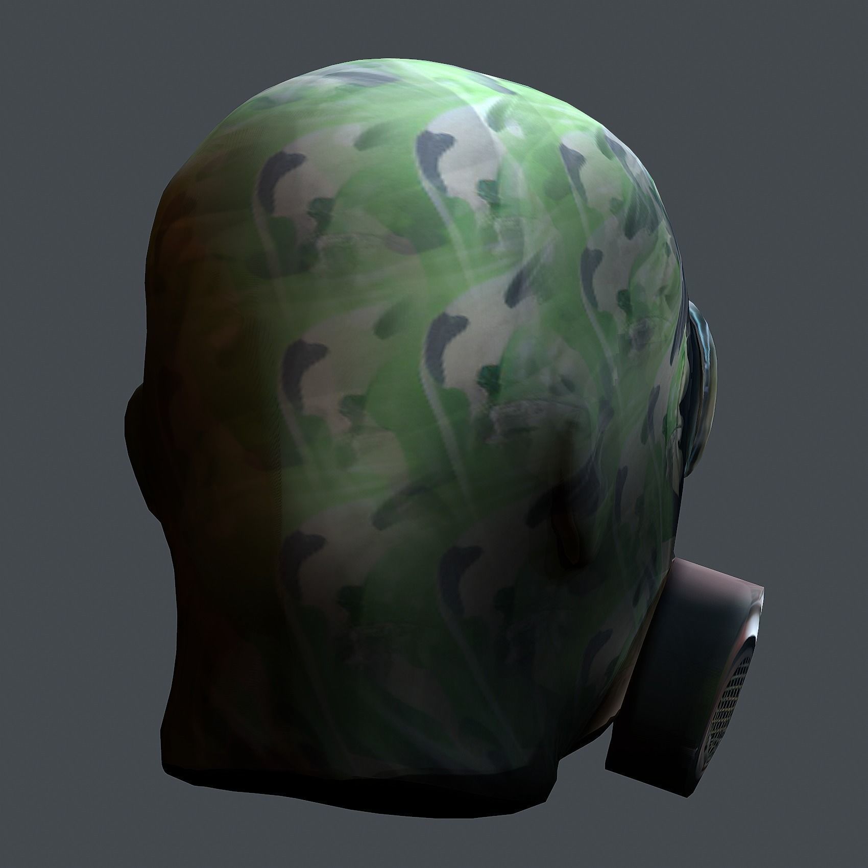 Helmet 3d model military combat Military Low-poly Low-poly 3D model_8