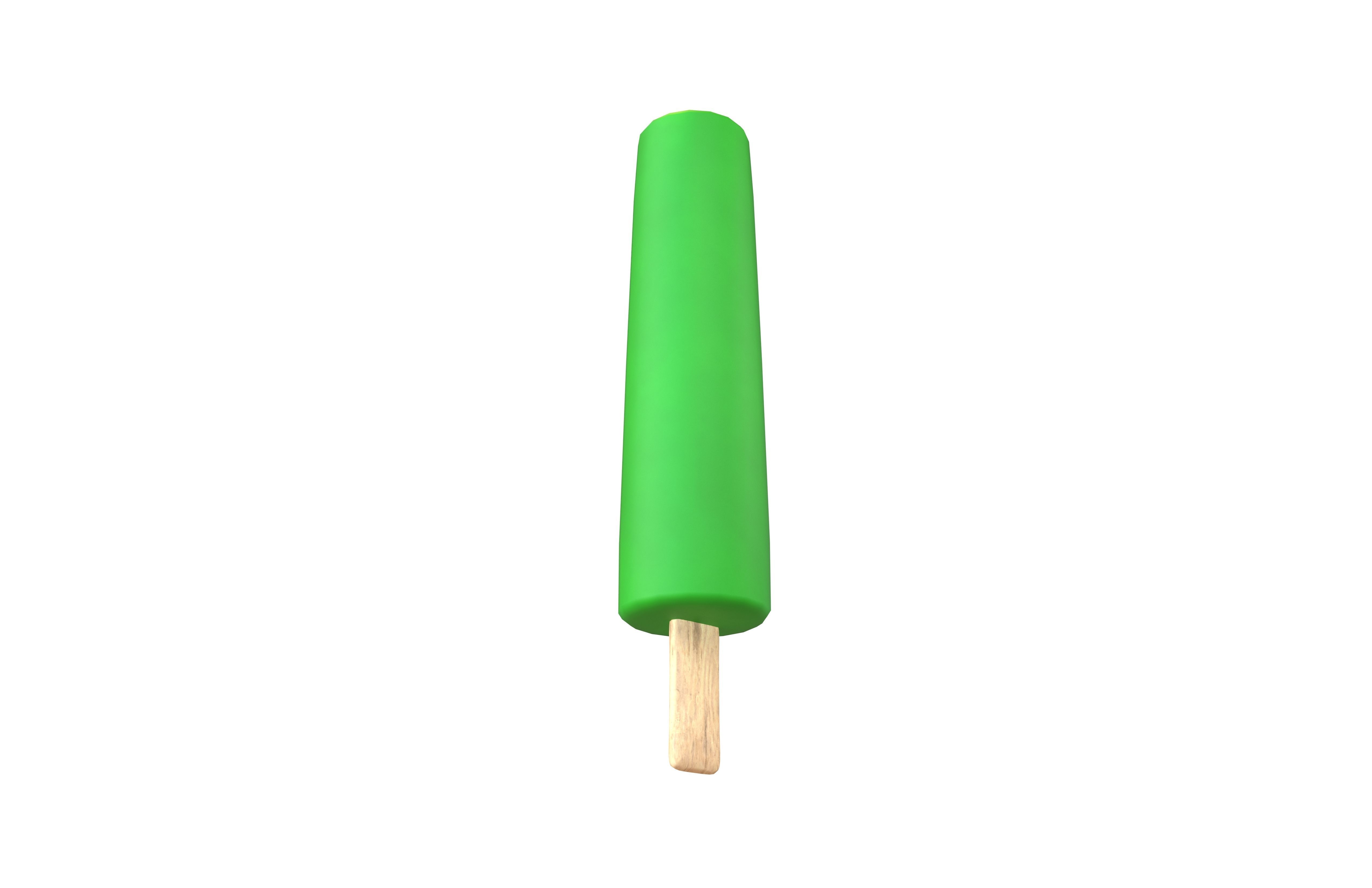 Ice Cream Popsicle v1 005 Low-poly 3D model_3