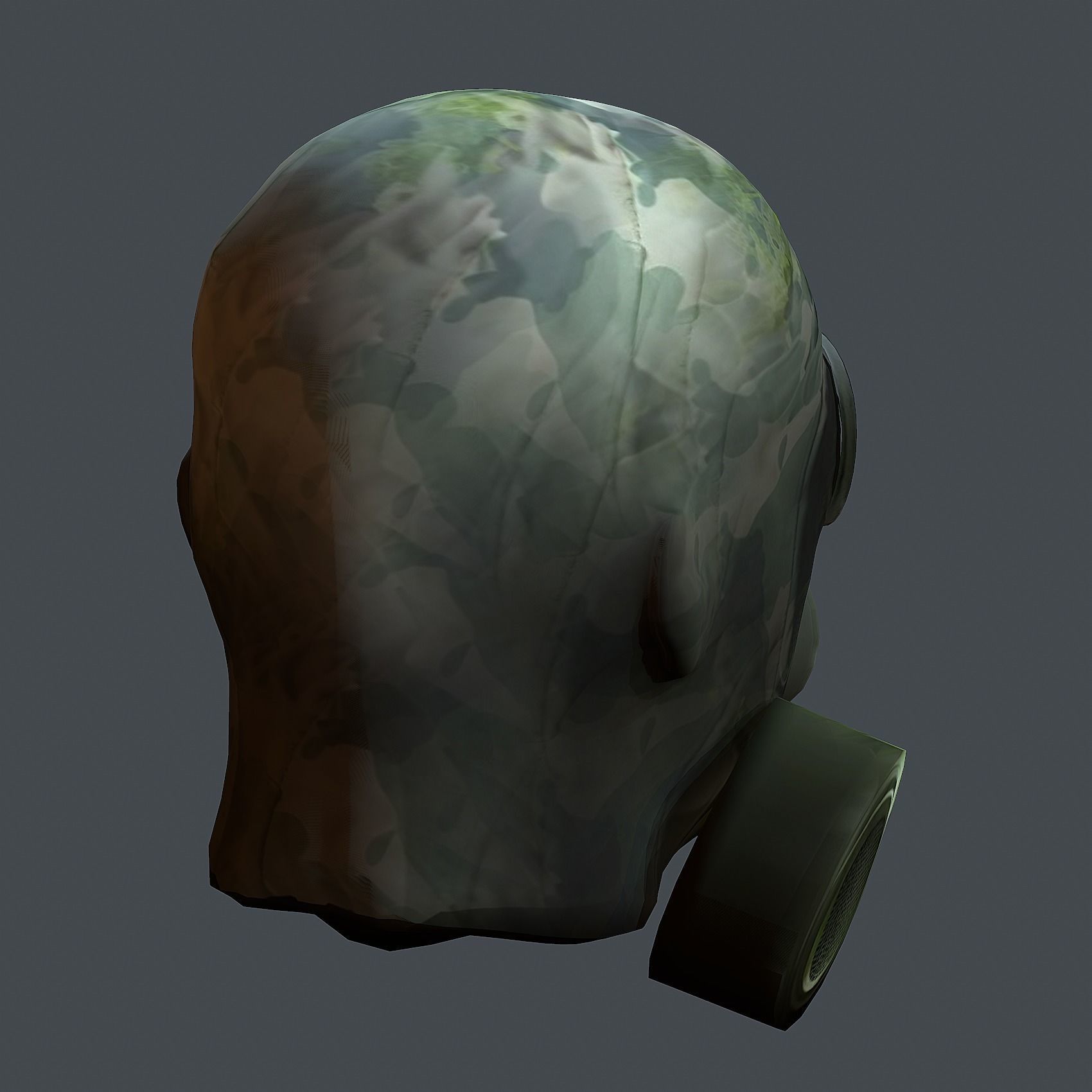 Helmet 3d model military combat Military Low-poly Low-poly 3D model_8