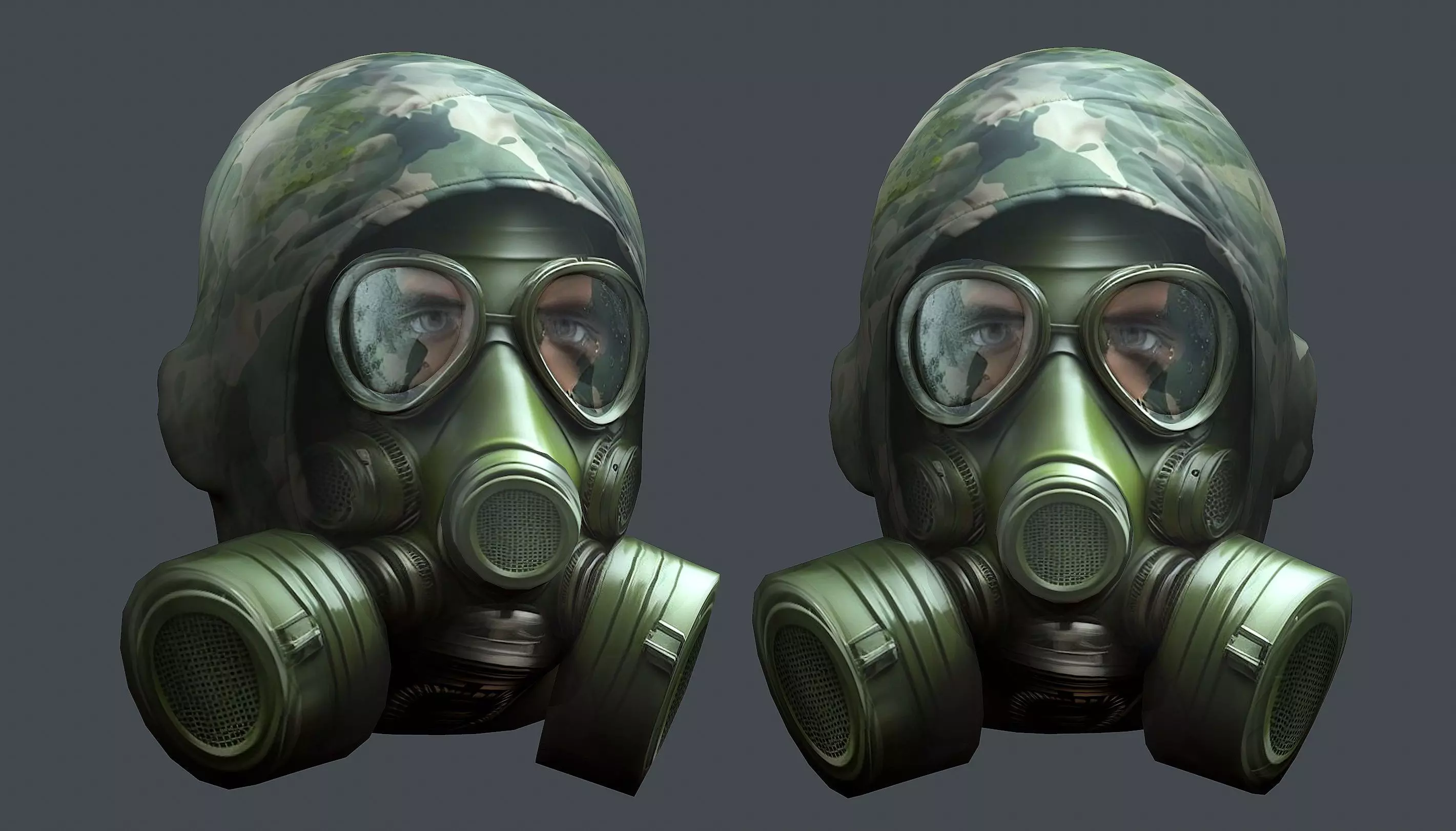 Helmet 3d model military combat Military Low-poly Low-poly 3D model_0