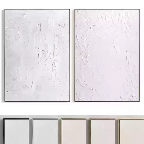 Plaster Two Photo Frame 229