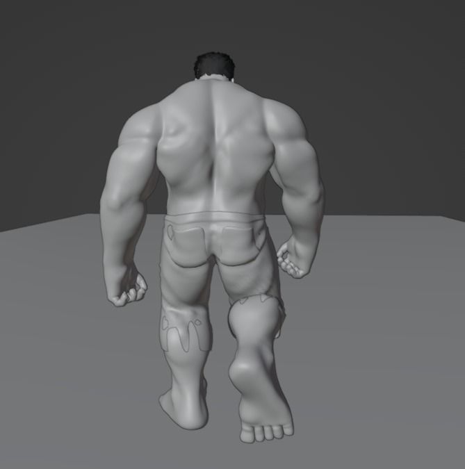 Hulk 3D MODEL 3D model_3
