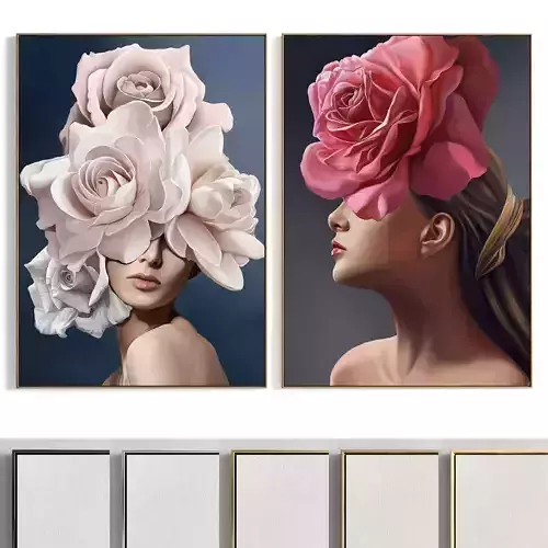 Plaster Two Photo Frame 231