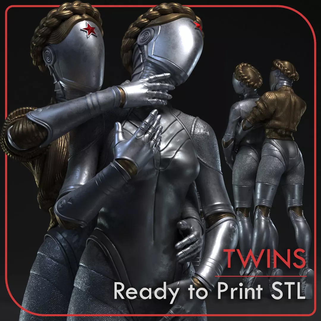 Atomic Heart Twins ready to print 3D print model_0
