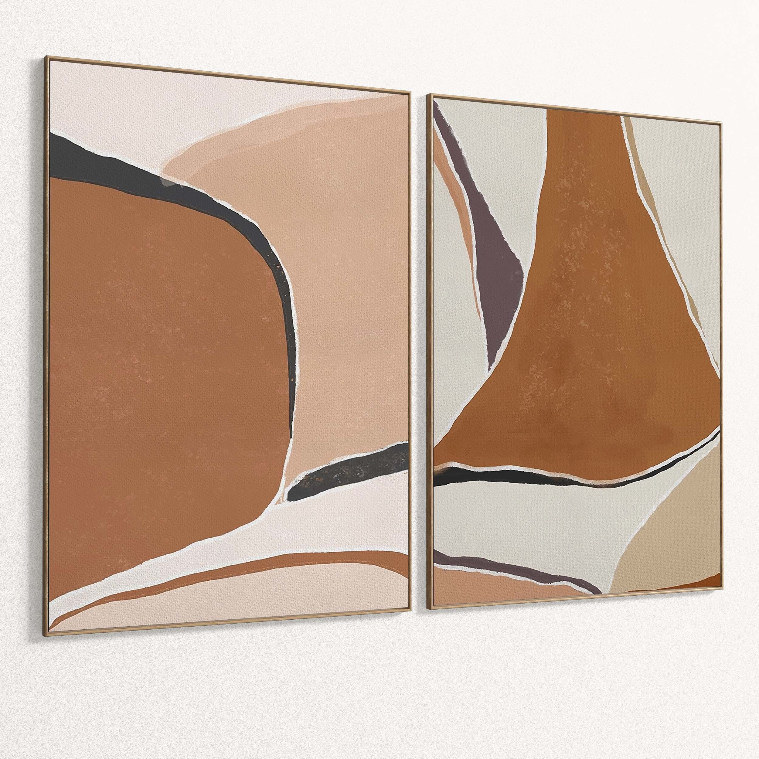 Plaster Two Photo Frame 228 Low-poly 3D model_4