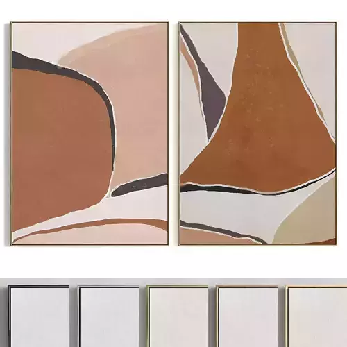 Plaster Two Photo Frame 228