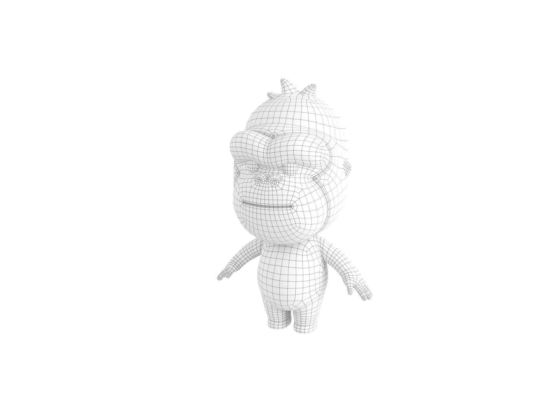 Character238 Gorilla 3D model_31