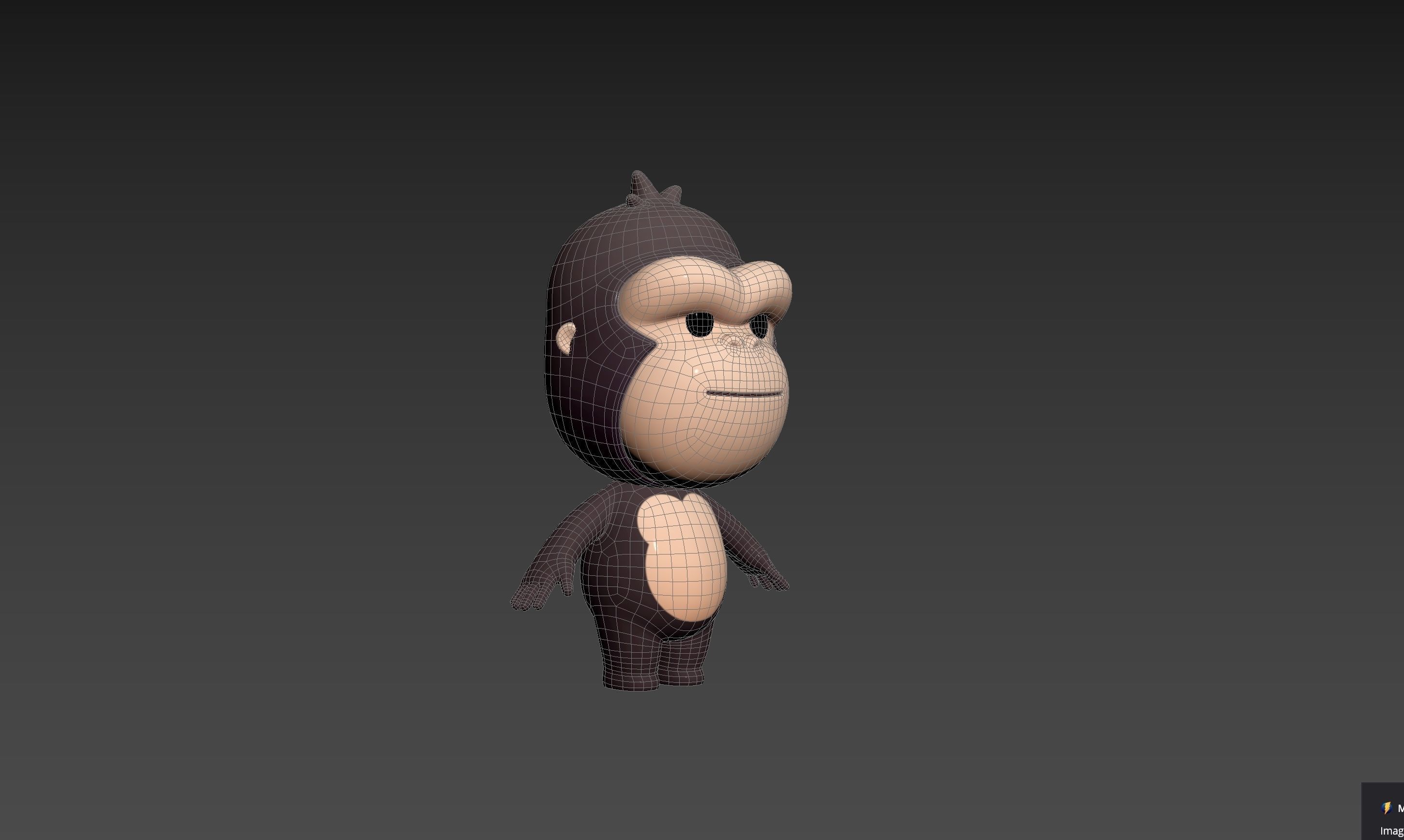 Character238 Gorilla 3D model_16