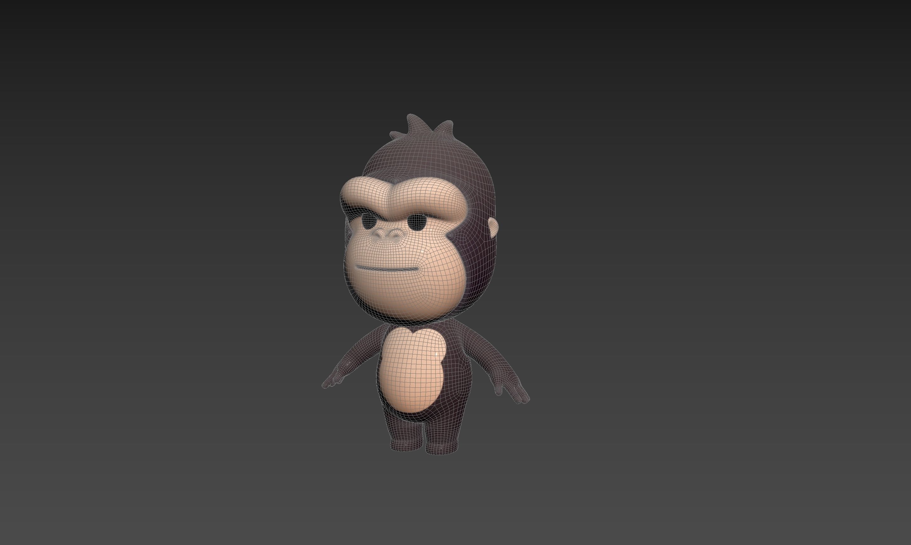 Character238 Gorilla 3D model_13