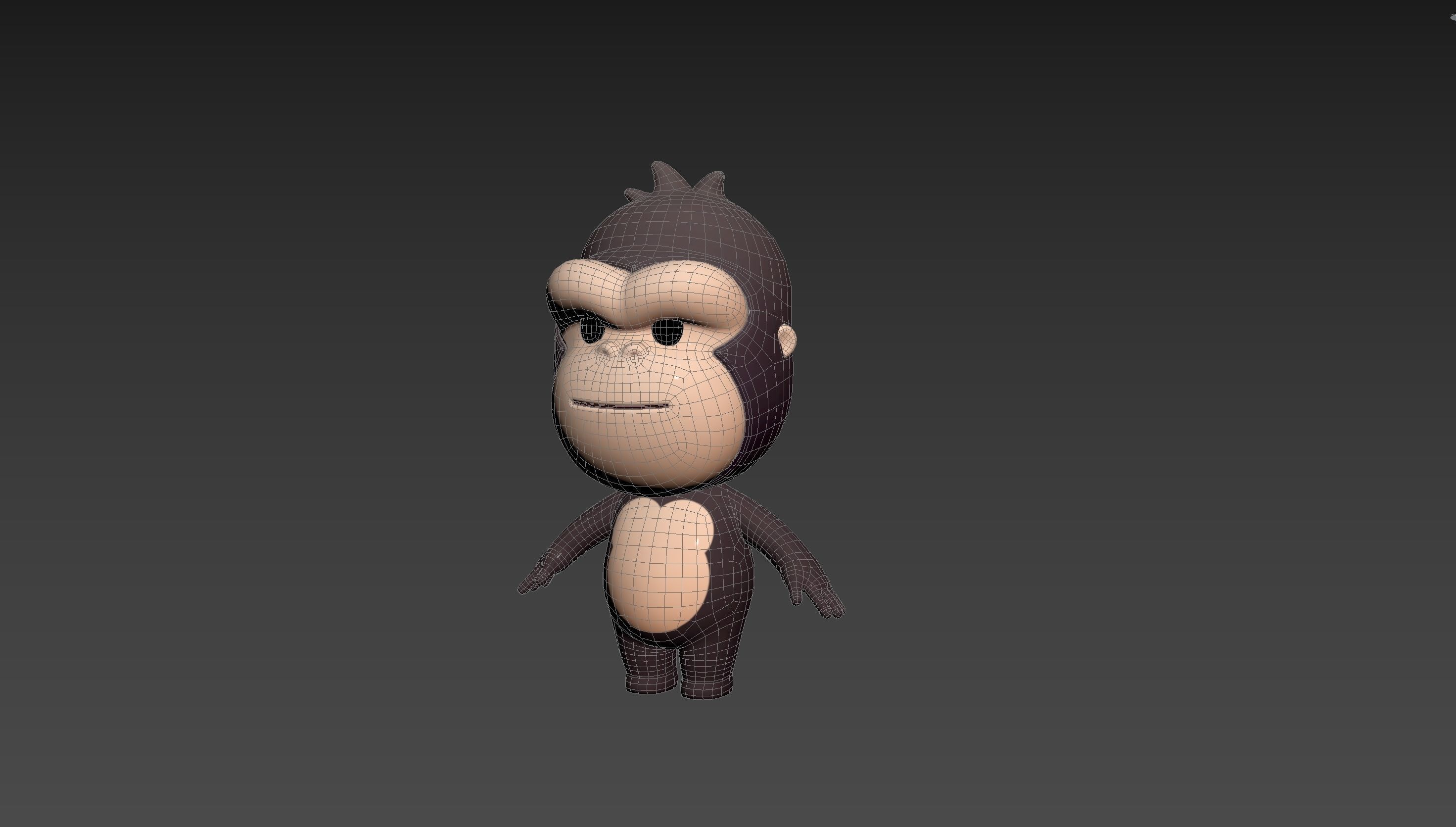 Character238 Gorilla 3D model_11
