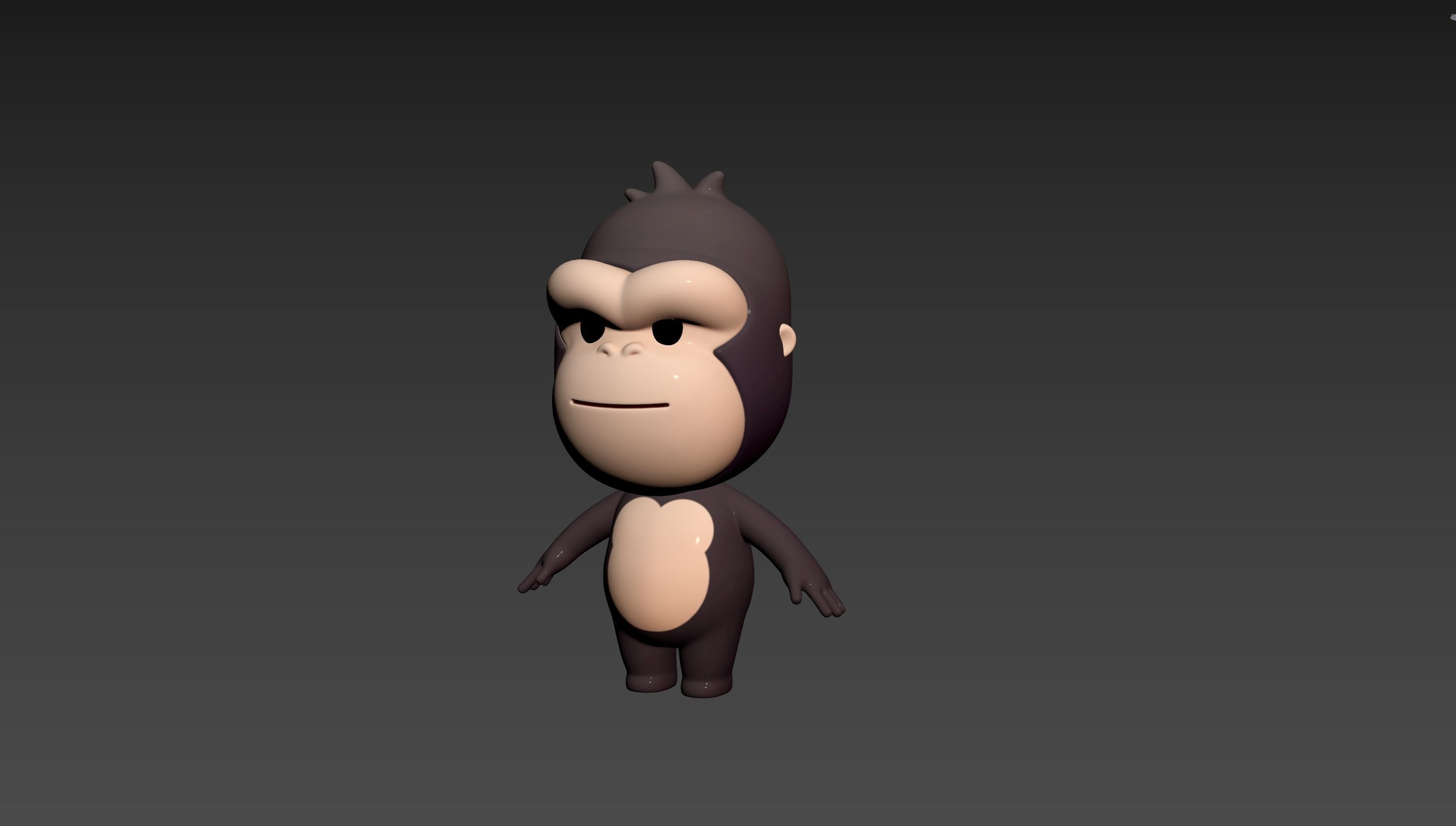 Character238 Gorilla 3D model_10