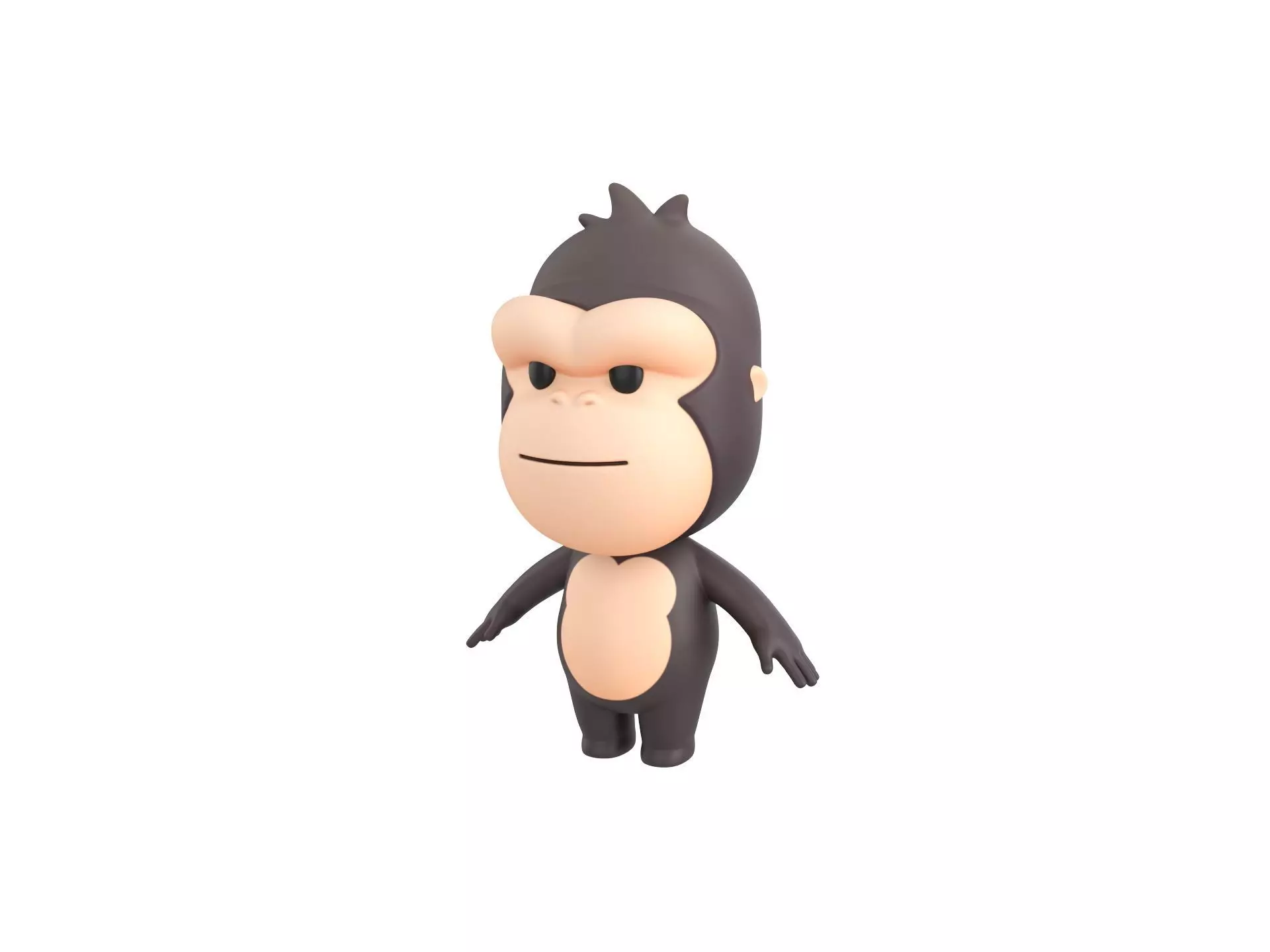 Character238 Gorilla 3D model_0