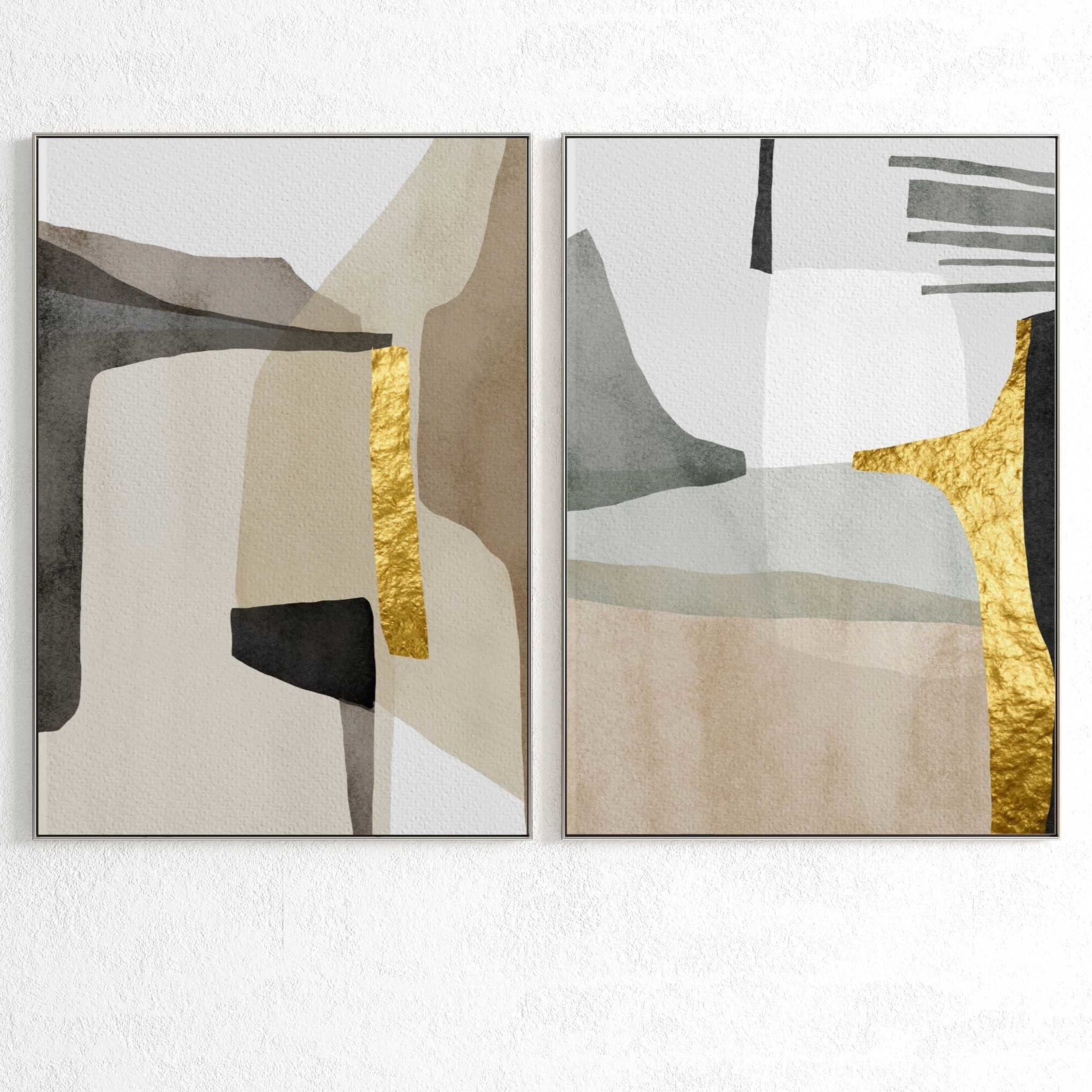 Plaster Two Photo Frame 232 Low-poly 3D model_2