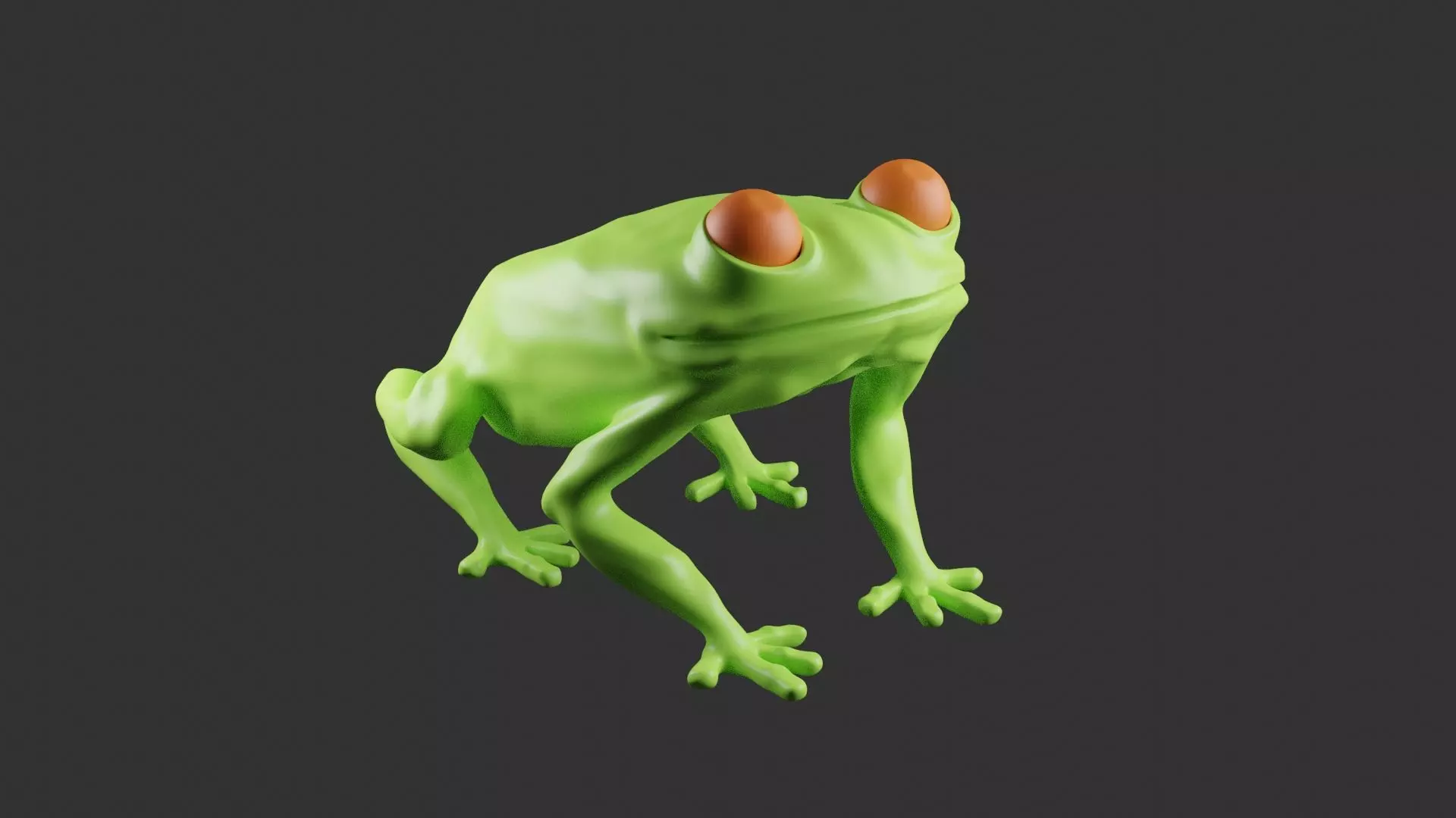 Frog 3D Model 3D print model_0