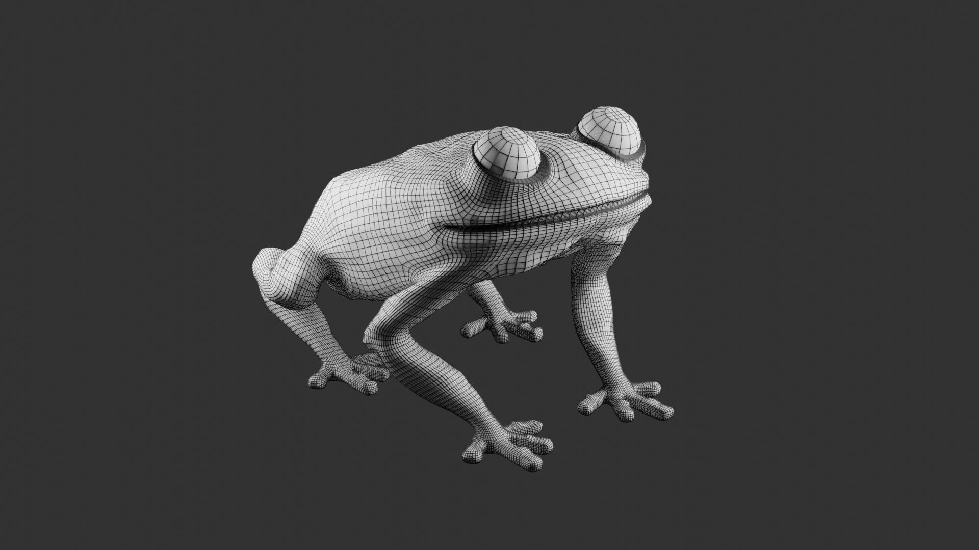 Frog 3D Model 3D print model_5