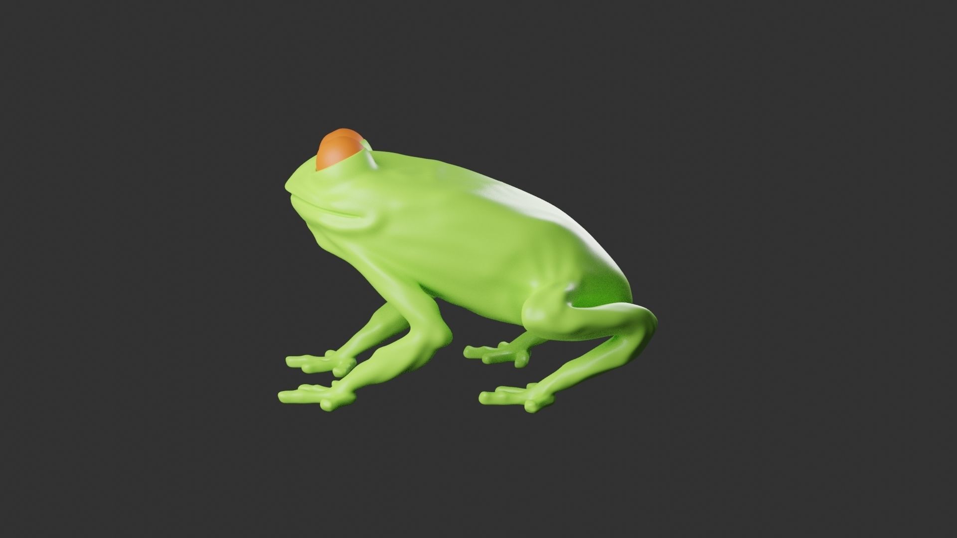 Frog 3D Model 3D print model_3