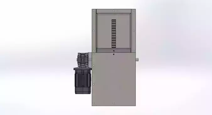 Motorized Slide gate 3D model