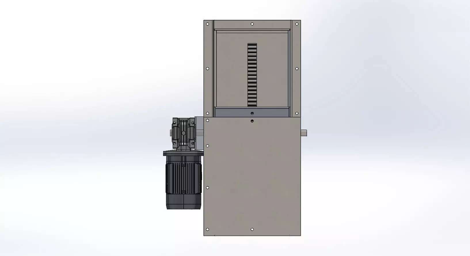 Motorized Slide gate 3D model_0
