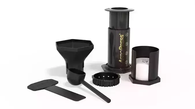 Aeropress portable coffee maker