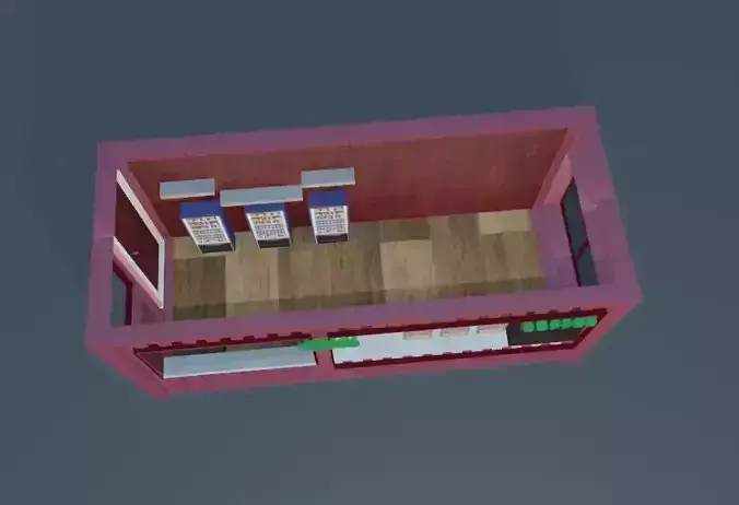 container coffee shop