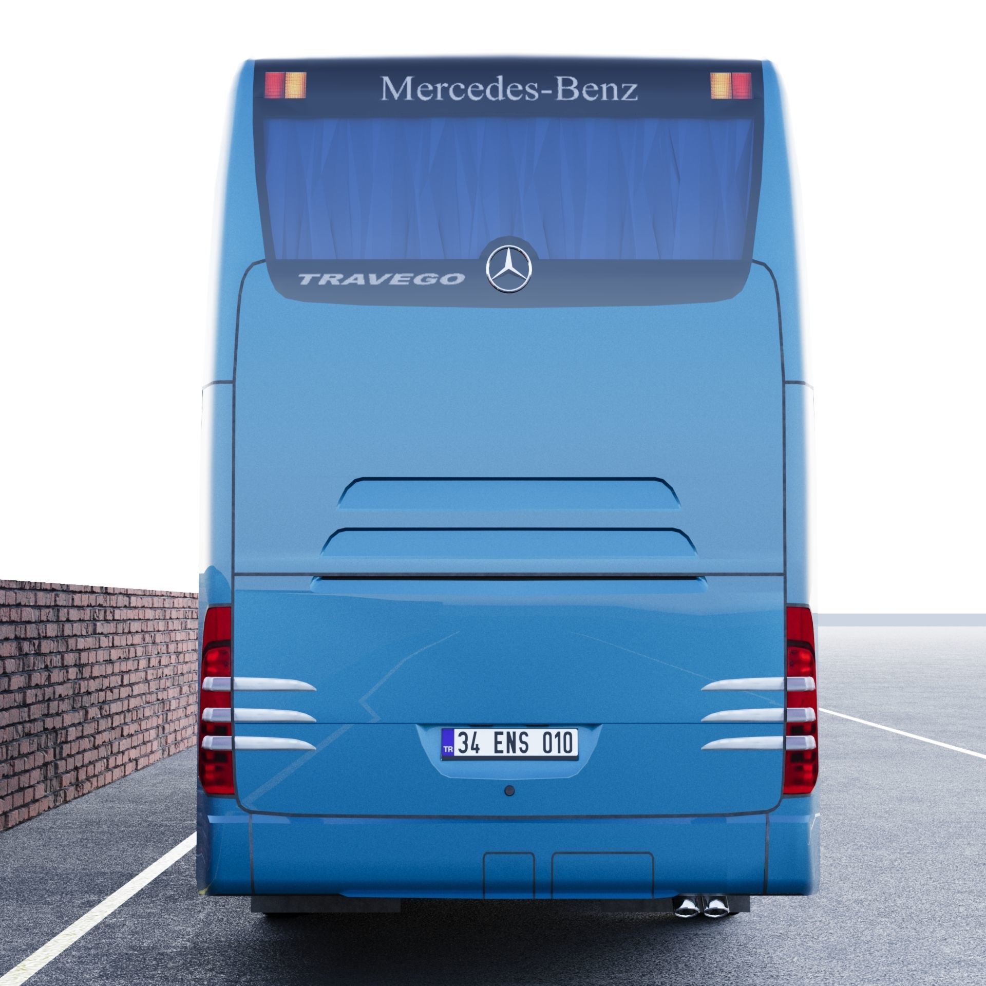 Mercedes - Benz Travego 17 SHD 3D model | CGTrader