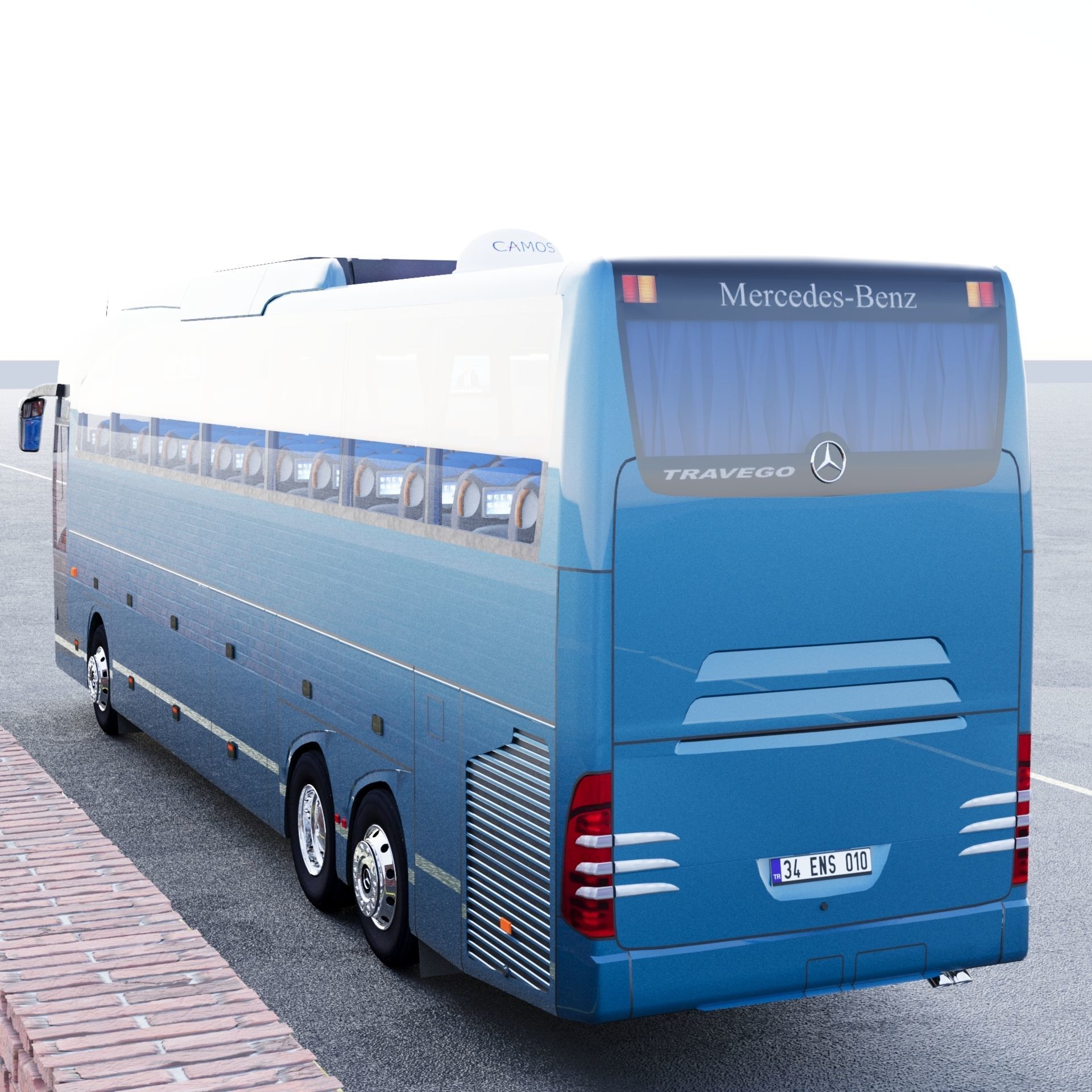 Mercedes - Benz Travego 17 SHD 3D model | CGTrader
