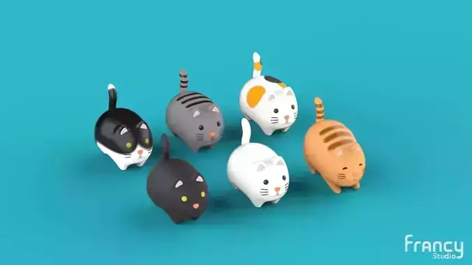 POTATO CAT 3D print model