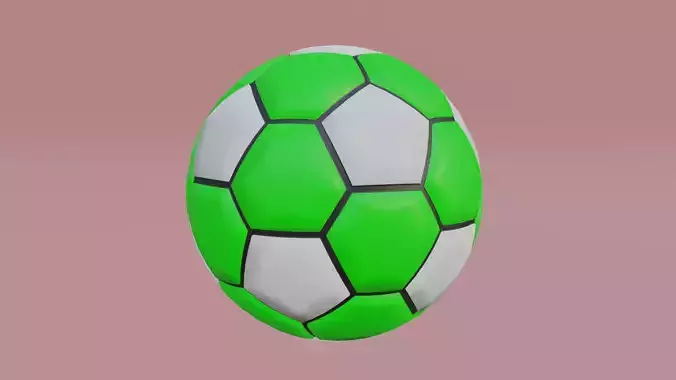 Green Soccer Ball