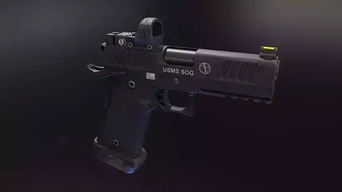 STI USMS SOG Low-poly 3D model