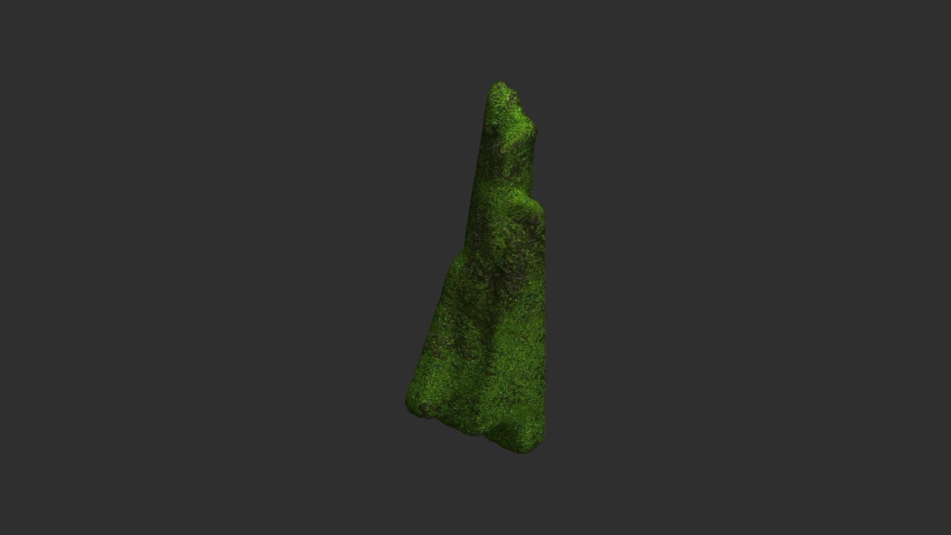 Rock Spires - Moss 2 Low-poly 3D model_10