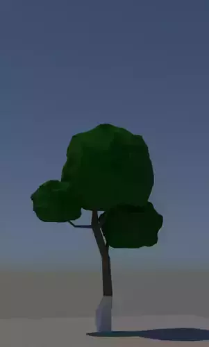 lowpoly tree