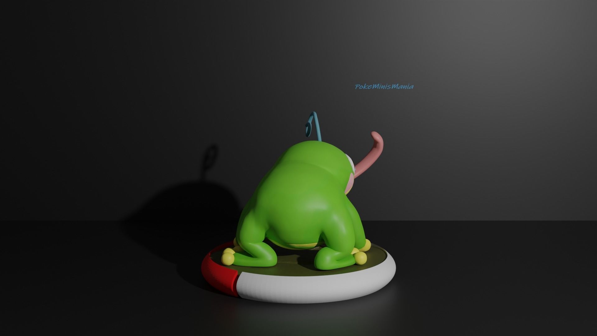 Poliwag Poliwhirl Poliwrath and Politoed 3D print model 3D print model_16