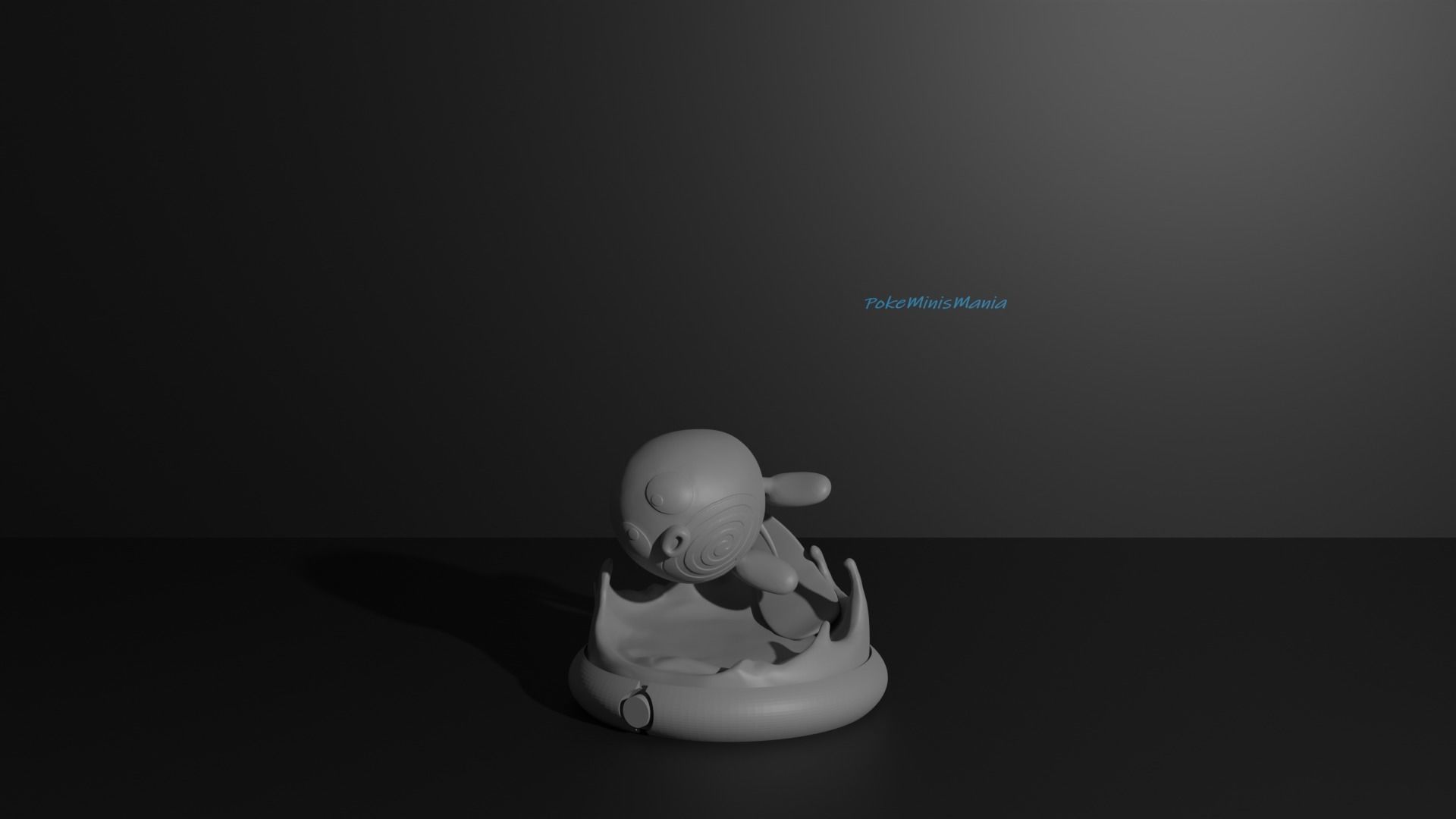 Poliwag Poliwhirl Poliwrath and Politoed 3D print model 3D print model_19