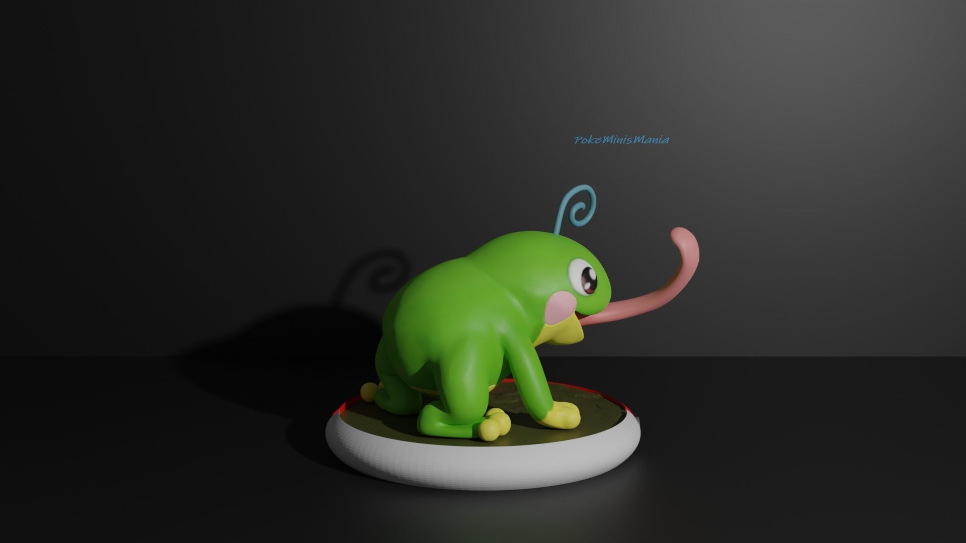 Poliwag Poliwhirl Poliwrath and Politoed 3D print model 3D print model_15