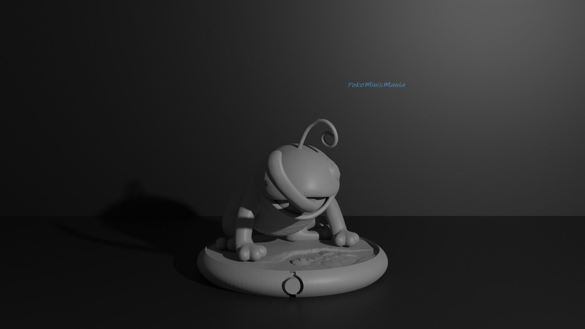 Poliwag Poliwhirl Poliwrath and Politoed 3D print model 3D print model_29