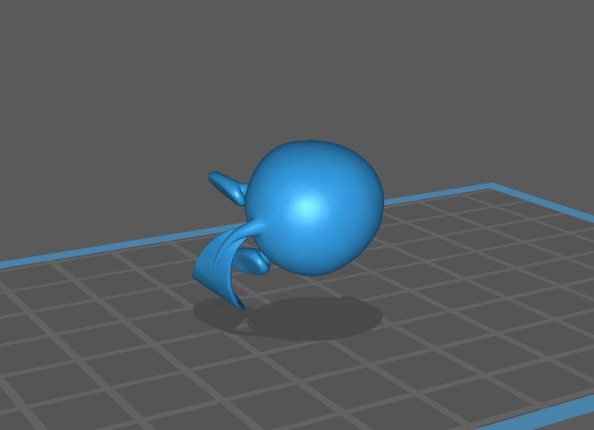 Poliwag Poliwhirl Poliwrath and Politoed 3D print model 3D print model_49