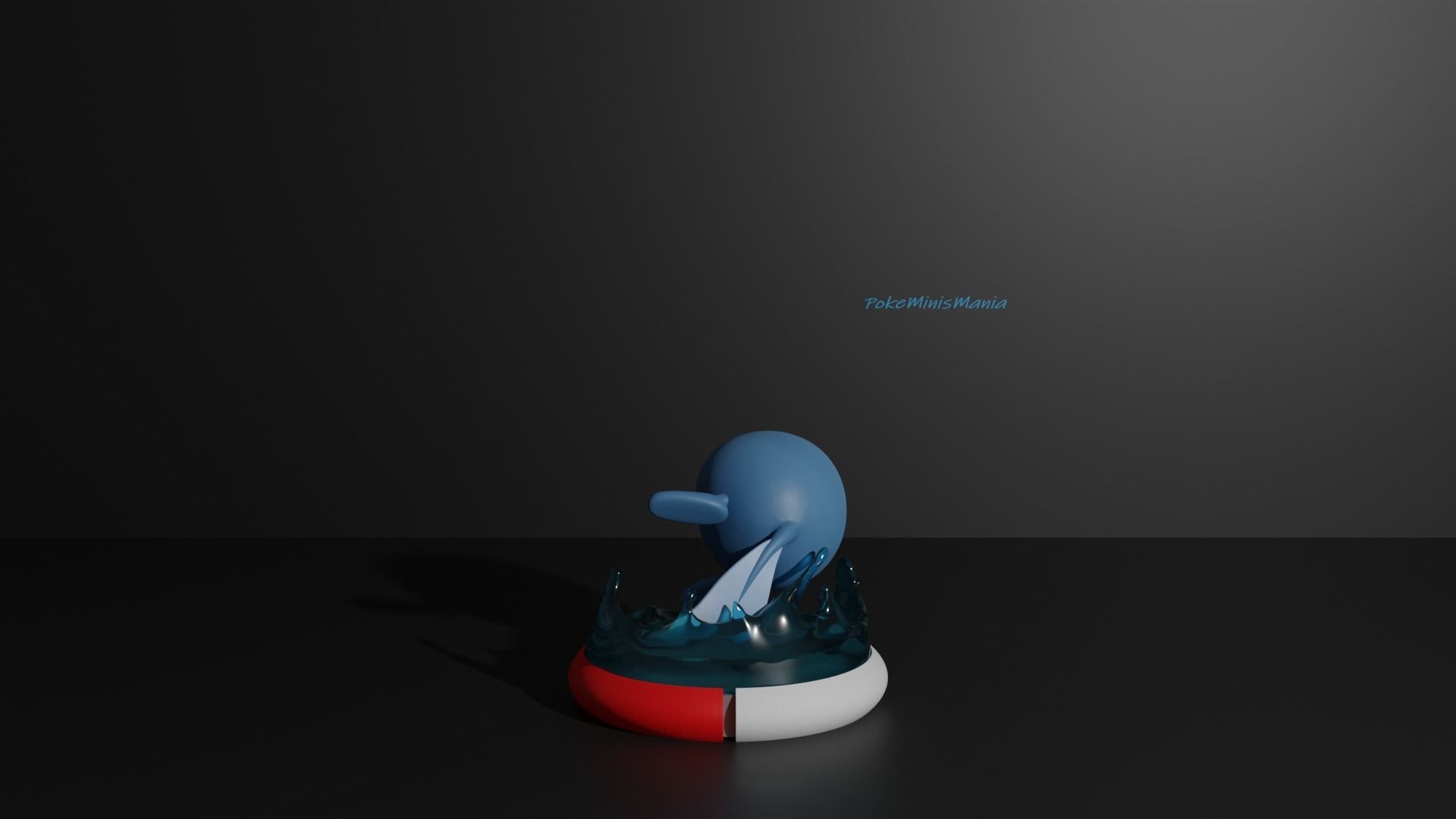 Poliwag Poliwhirl Poliwrath and Politoed 3D print model 3D print model_4