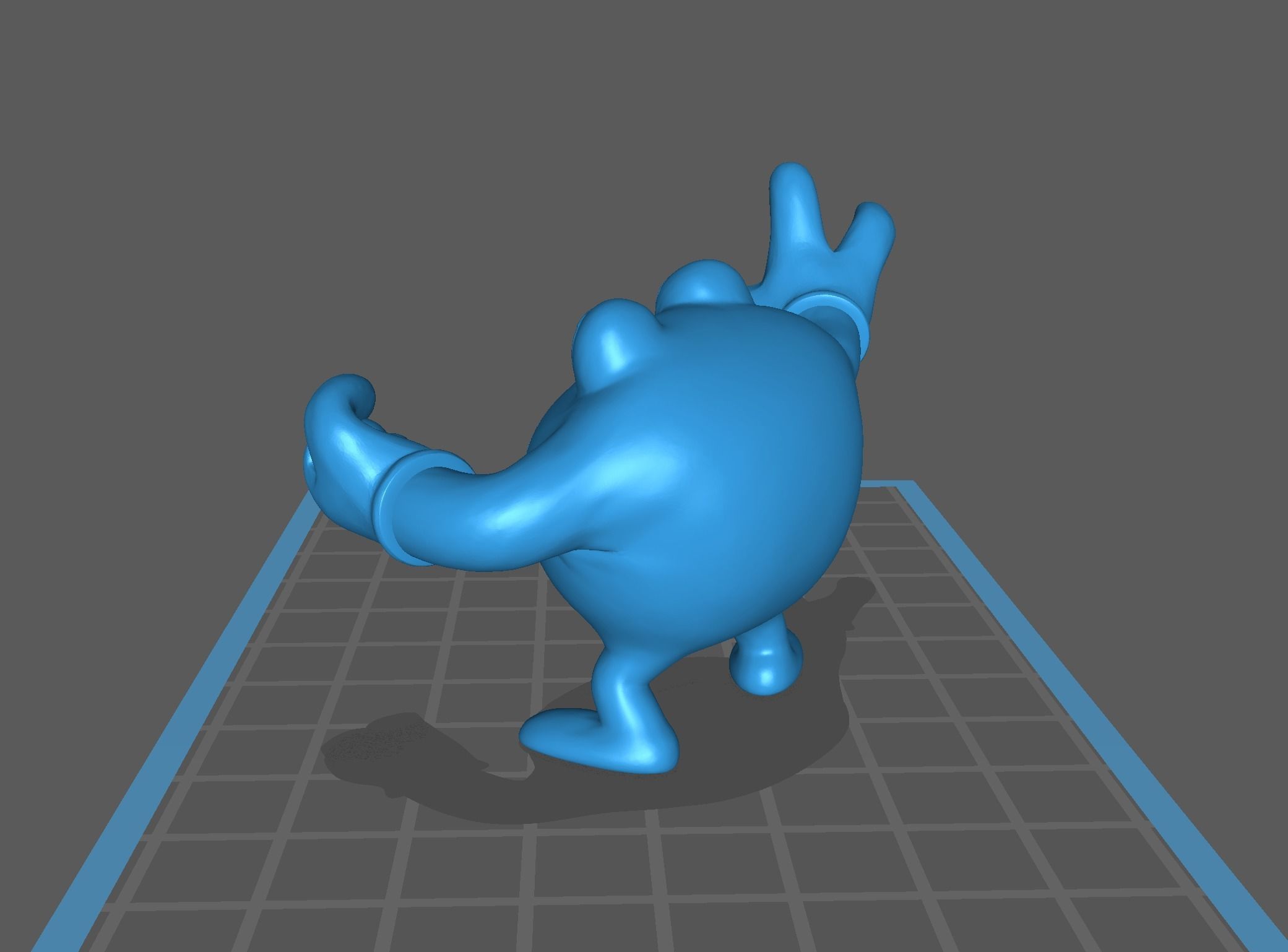 Poliwag Poliwhirl Poliwrath and Politoed 3D print model 3D print model_36