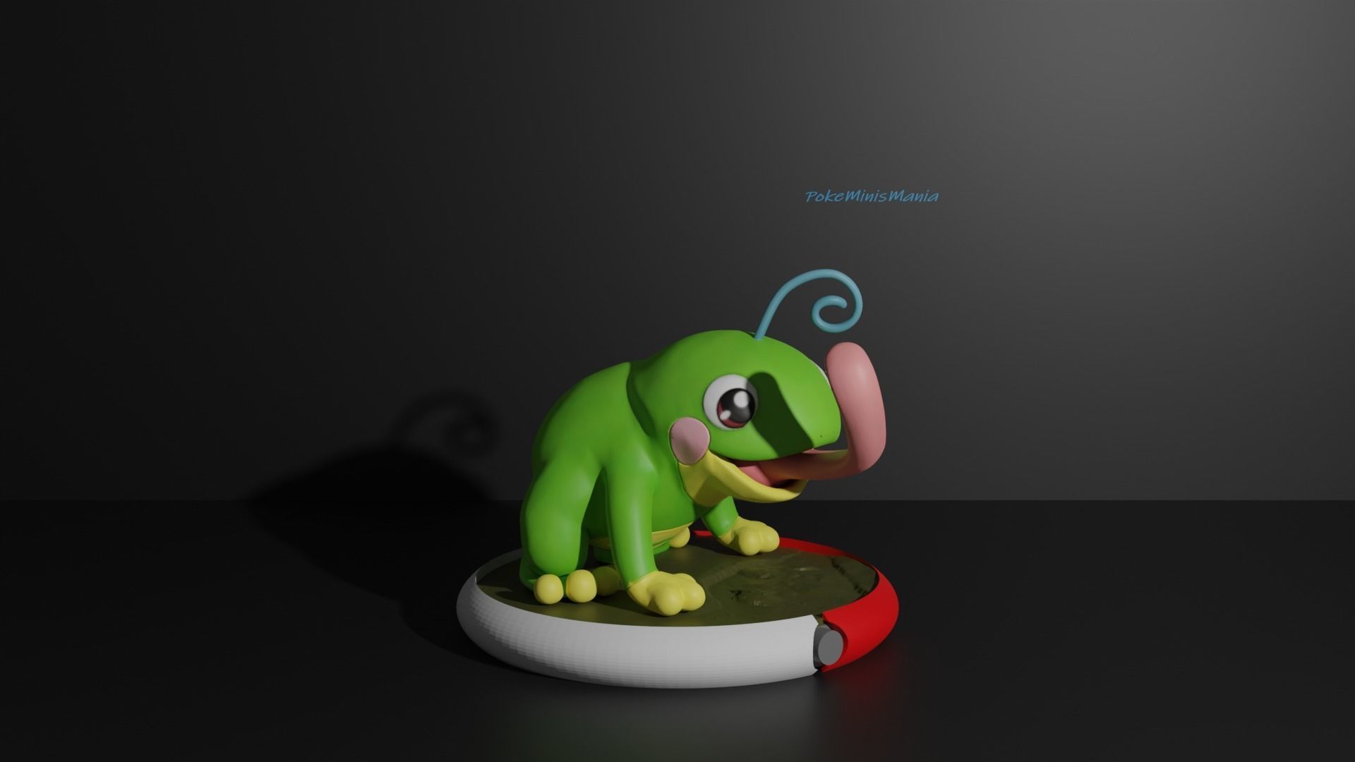 Poliwag Poliwhirl Poliwrath and Politoed 3D print model 3D print model_13