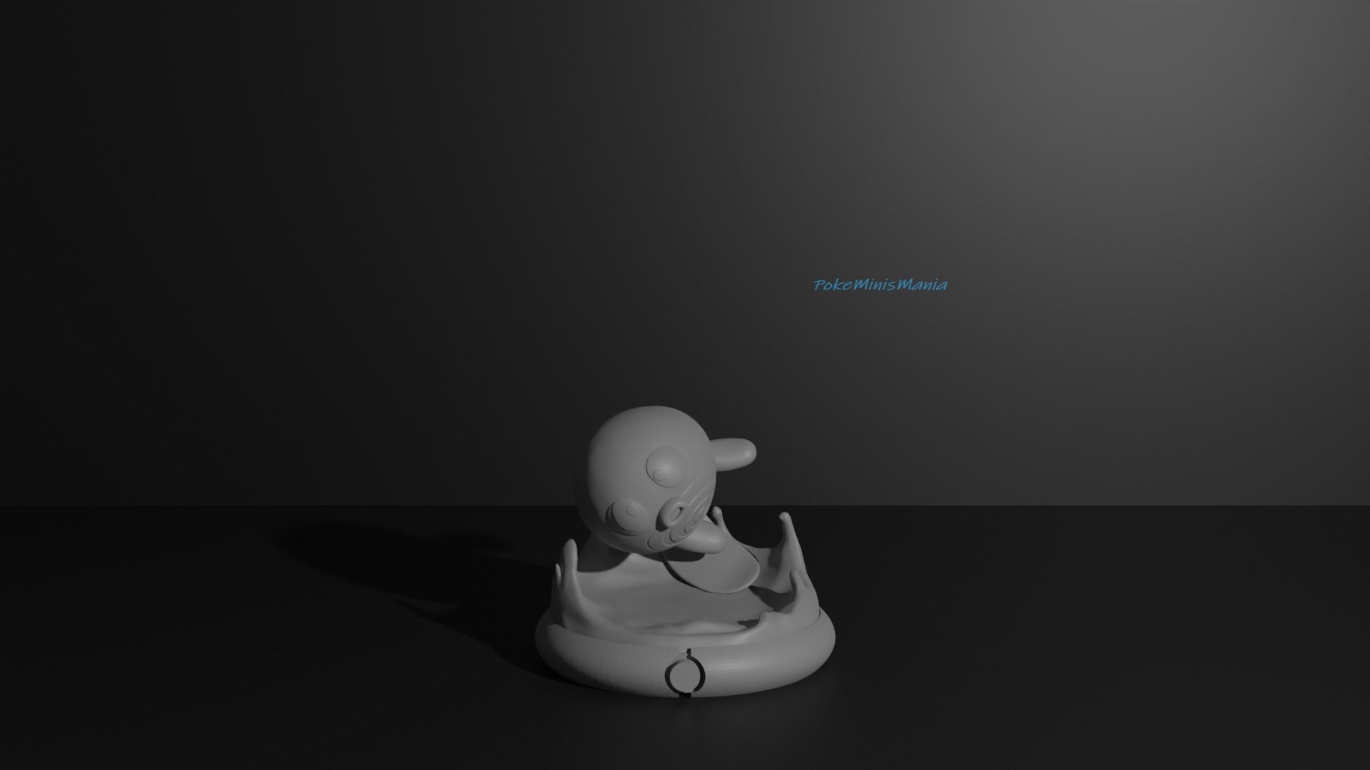 Poliwag Poliwhirl Poliwrath and Politoed 3D print model 3D print model_17