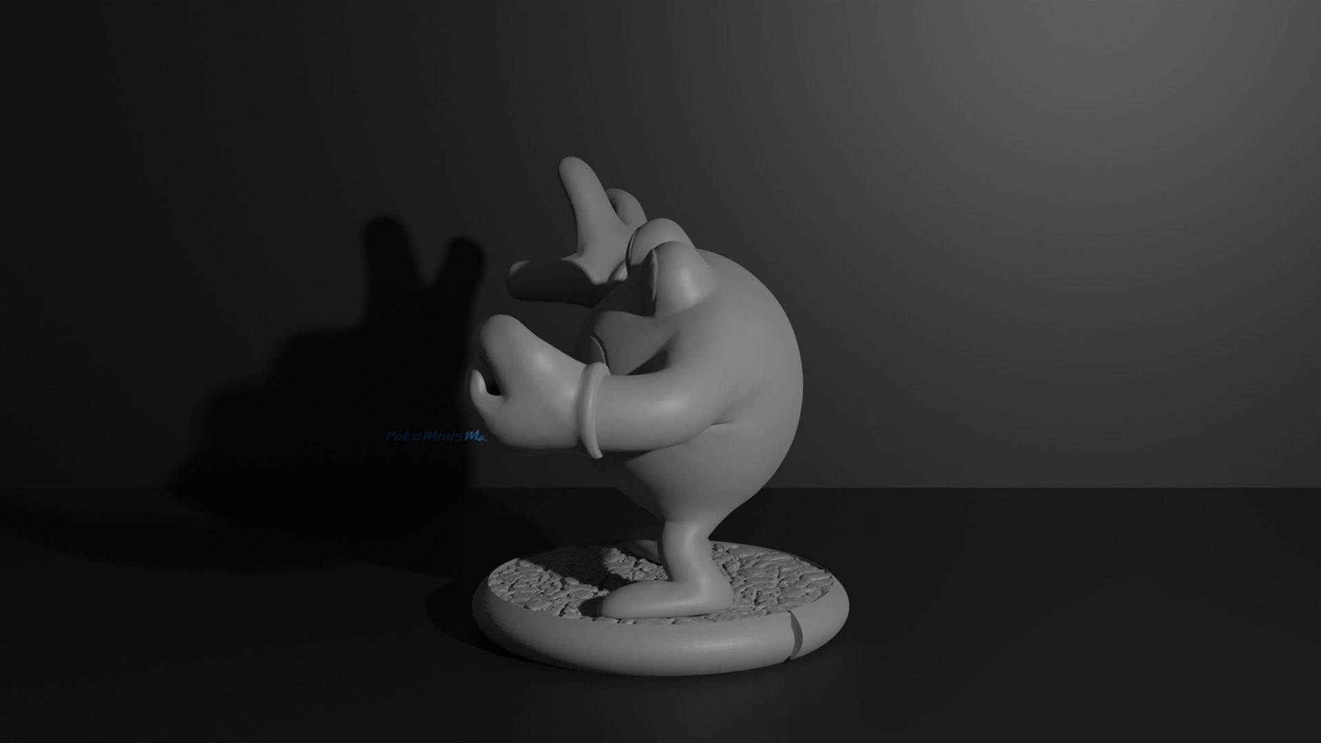 Poliwag Poliwhirl Poliwrath and Politoed 3D print model 3D print model_28